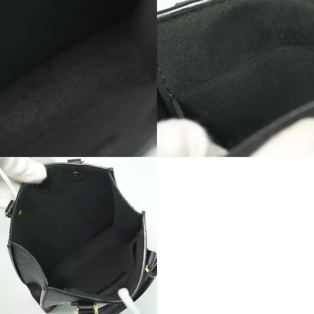 Louis Vuitton Monogram Empreinte Petit Sac Plat Bicolor Giant Bag Black - Picture 7 of 7